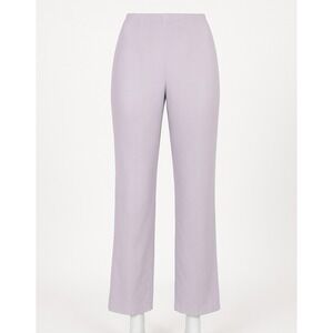 Vtg Silk Blend Womens 28 Wide Leg Pants Light Purple Y2K Office Siren Indie Boho